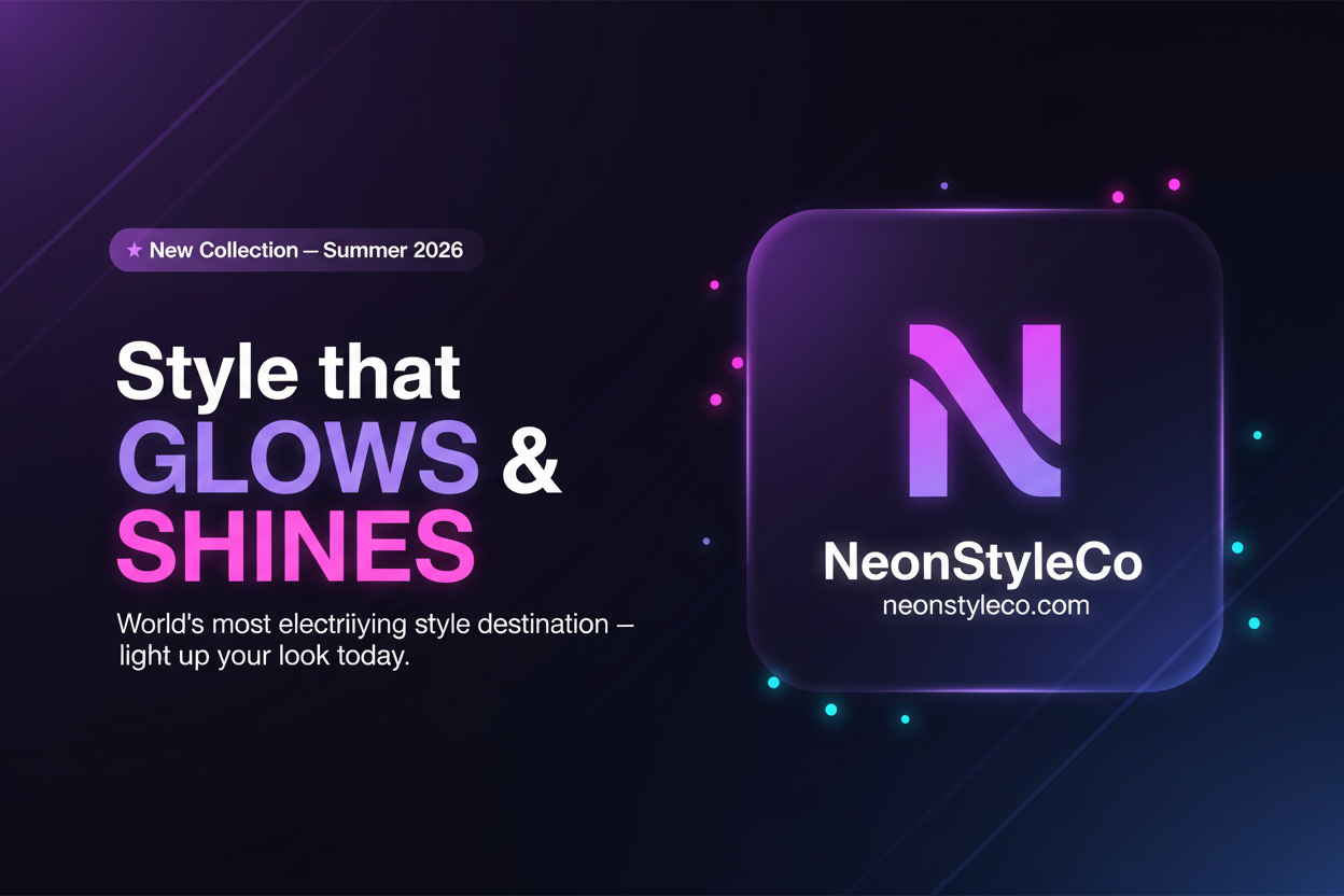 NeonStyleCo Hero Banner